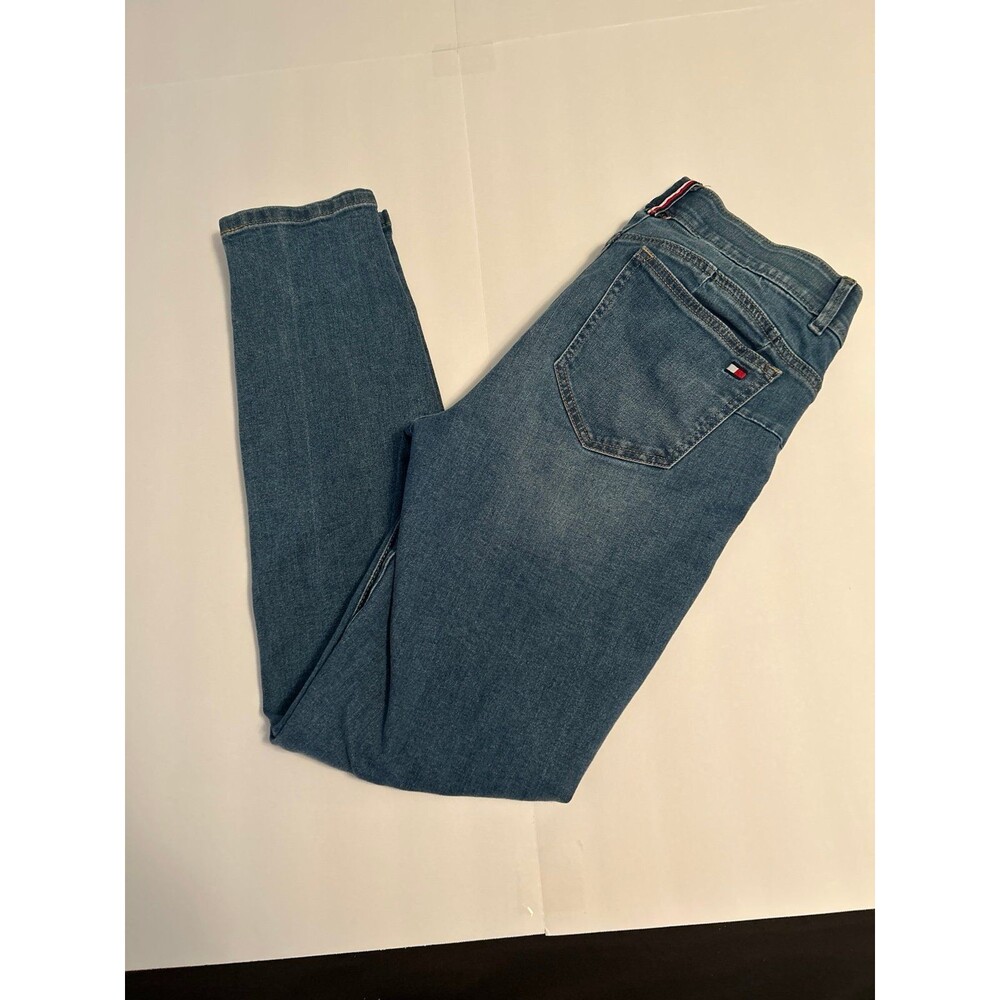 Tommy Hilfiger Women’s Size 8 Straight Leg Blue Jeans Y2K 90s Retro Everyday